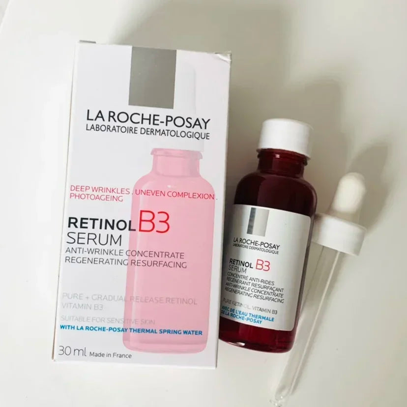 3PCS La Roche Posay Facial Serums NIACINAMIDE 10/Retinol B3/EFFACLAR Serum