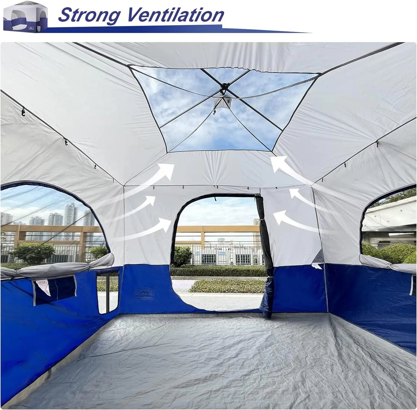 KAMPKEEPER Converts 10'x10' Straight Leg Canopy into Inner Up Tent