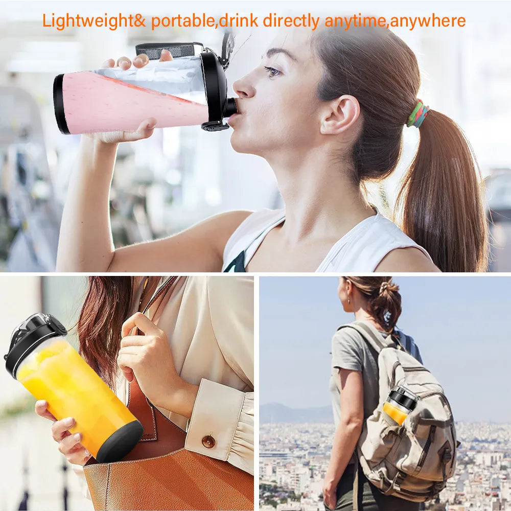 Rechargeable Portable Blender For Smoothies Electric Juicer Mixer