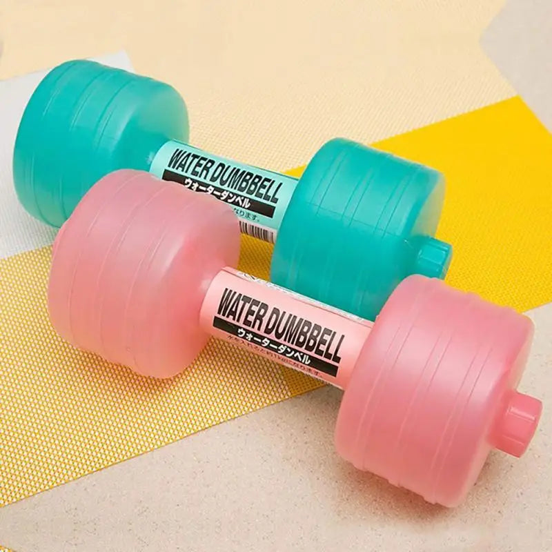 1~8PCS 1kg Gym/Home Water Dumbbells Women's Fitness Equipment