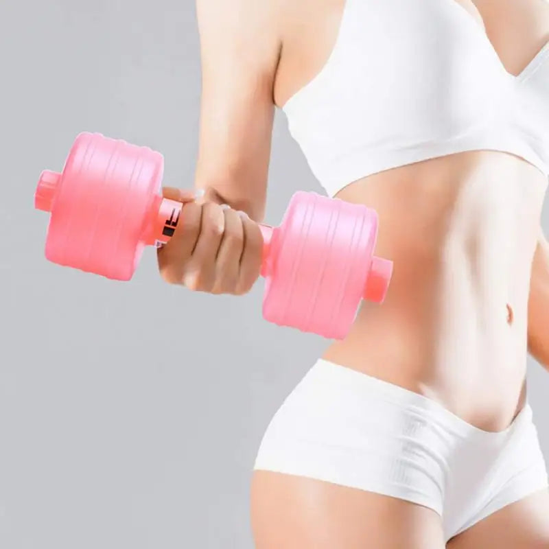1~8PCS 1kg Gym/Home Water Dumbbells Women's Fitness Equipment