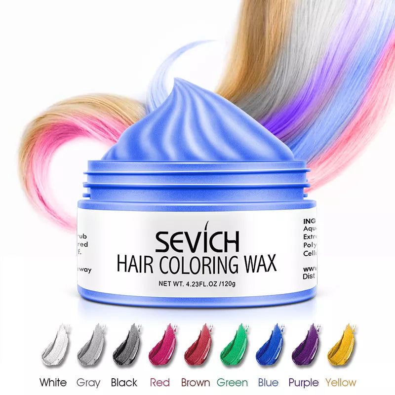 Sevich Temporary Hair Color Wax Men Diy Mud 120g