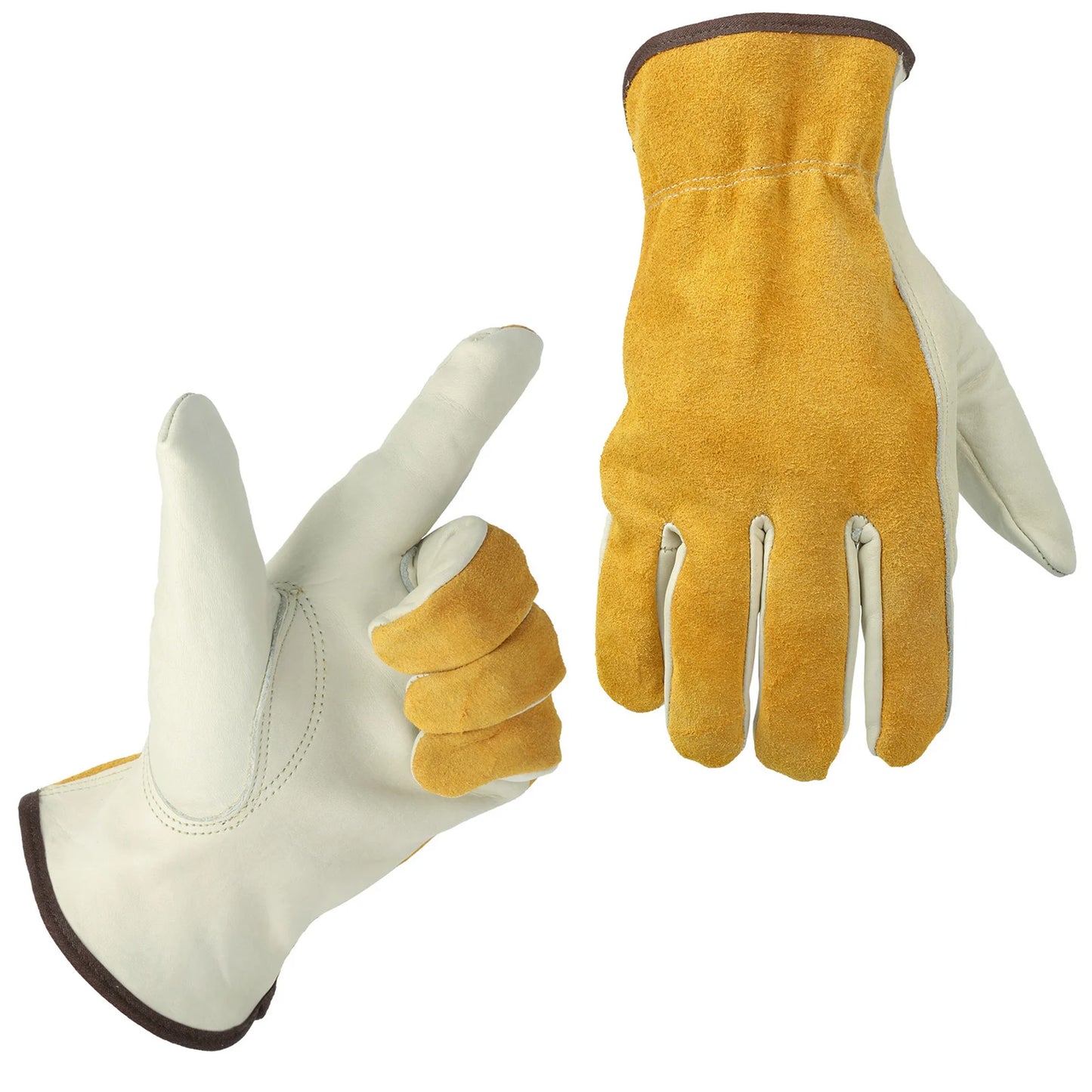 Gardening Gloves Stab-resistant Leather Work Gloves Waterproof