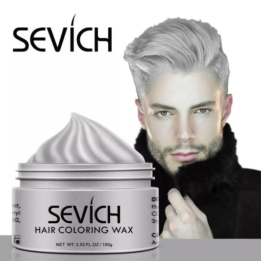 Sevich Temporary Hair Color Wax Men Diy Mud 120g