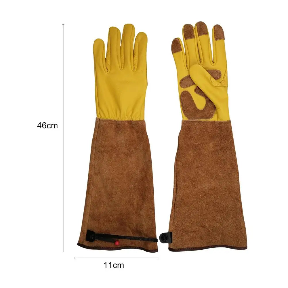 Leather Rose Pruning Gloves For Men And Women