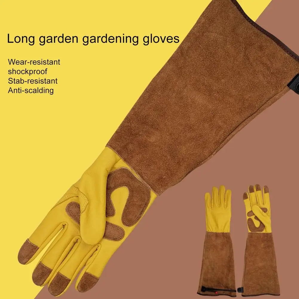 Leather Rose Pruning Gloves For Men And Women