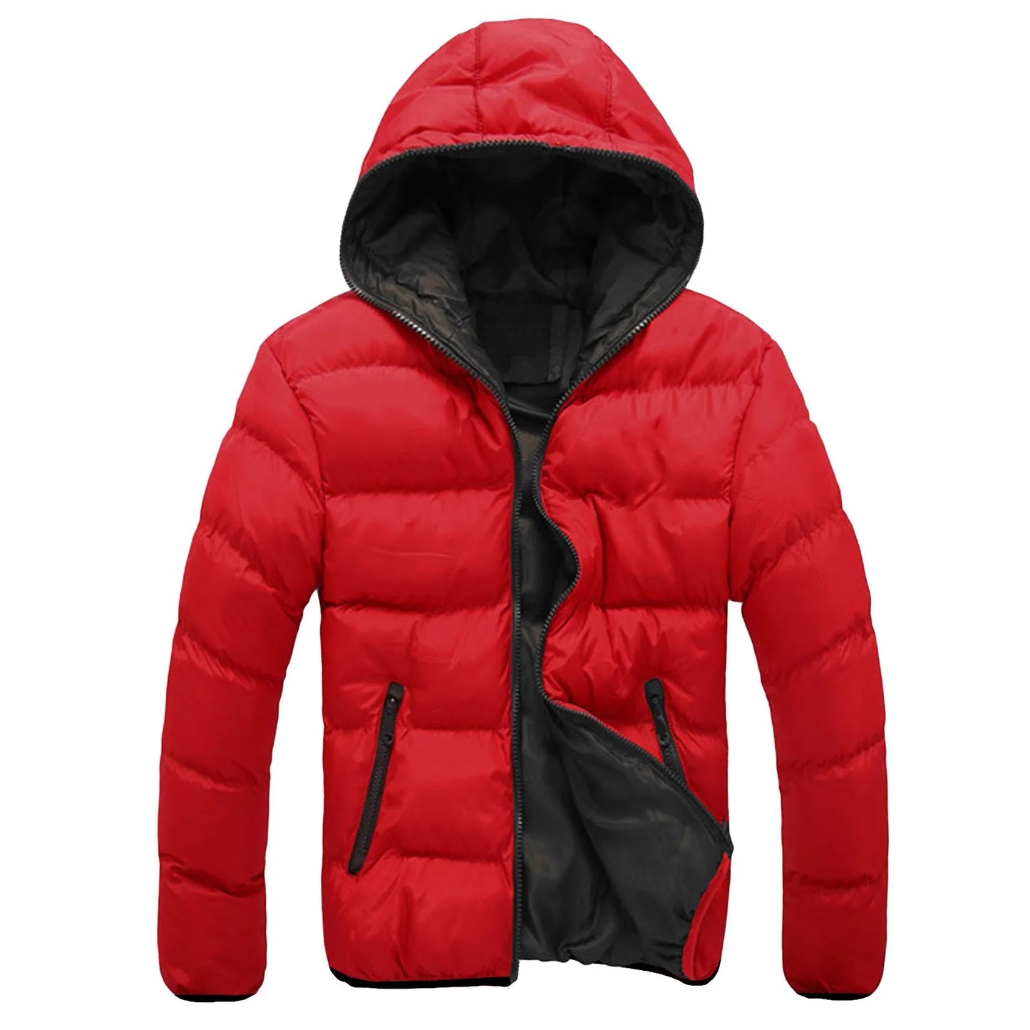 Men's Winter Warm Thick Hooded Parka Wind Protection