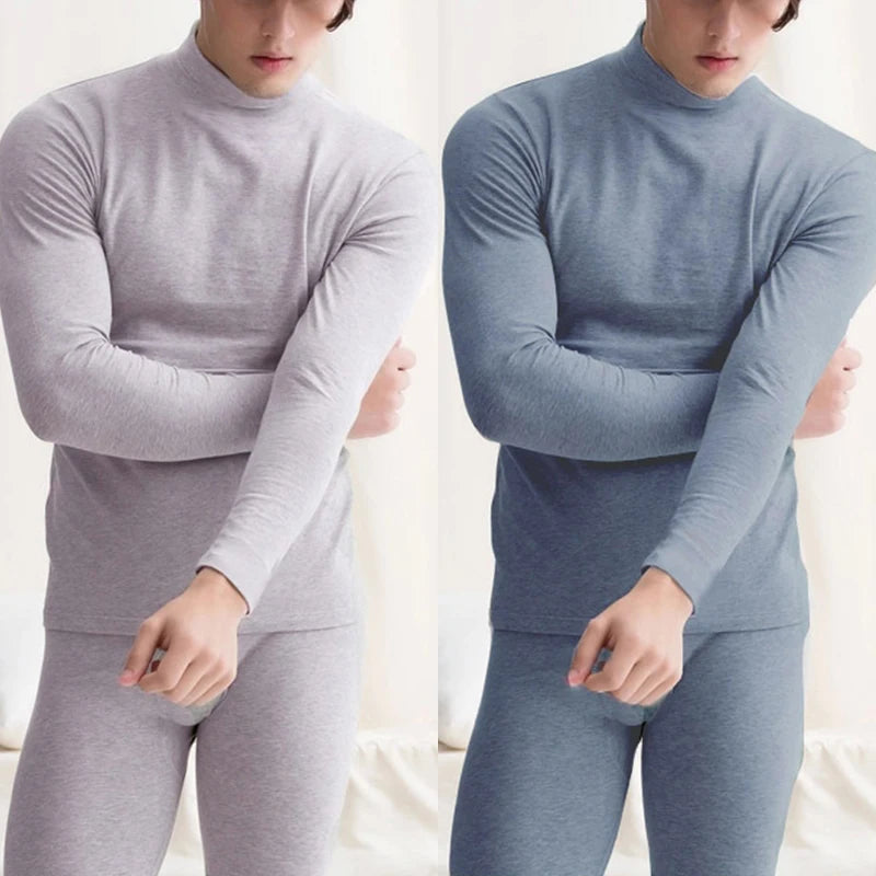 Classic Men's Thermal Underwear Set Long Johns