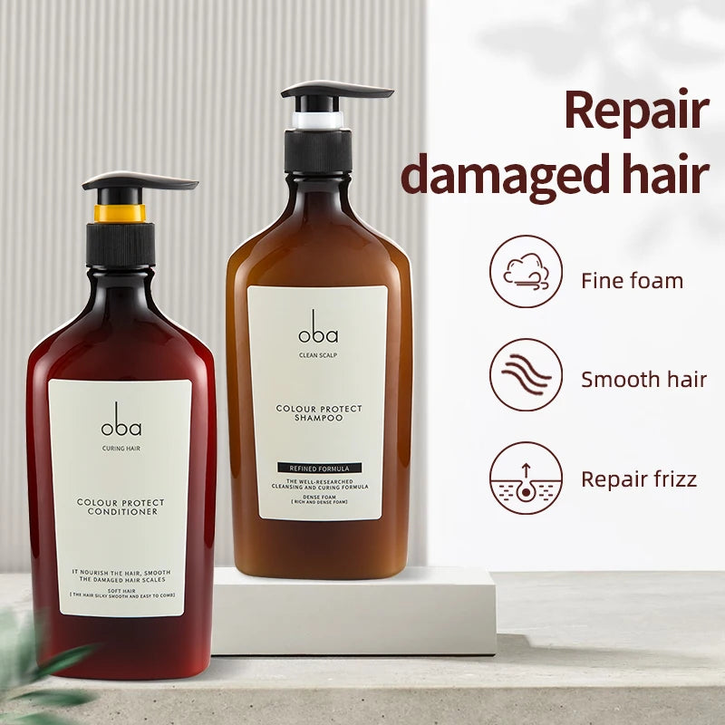 Oba Salon Perm Repair Nourishing Shampoo & Conditioner Sets