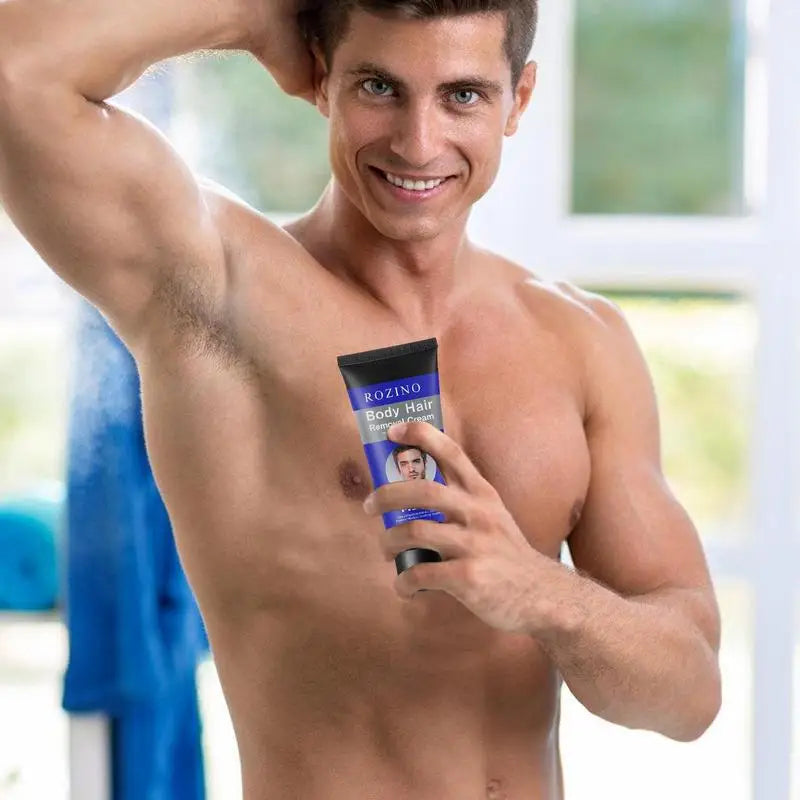 Men's Depilatory Facial and Body Hair Removal Cream