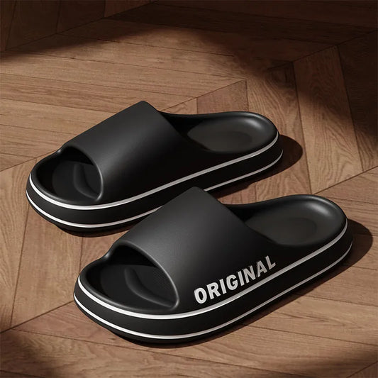 Men's Summer Thick Bottom Versatile Non Slip Slippers