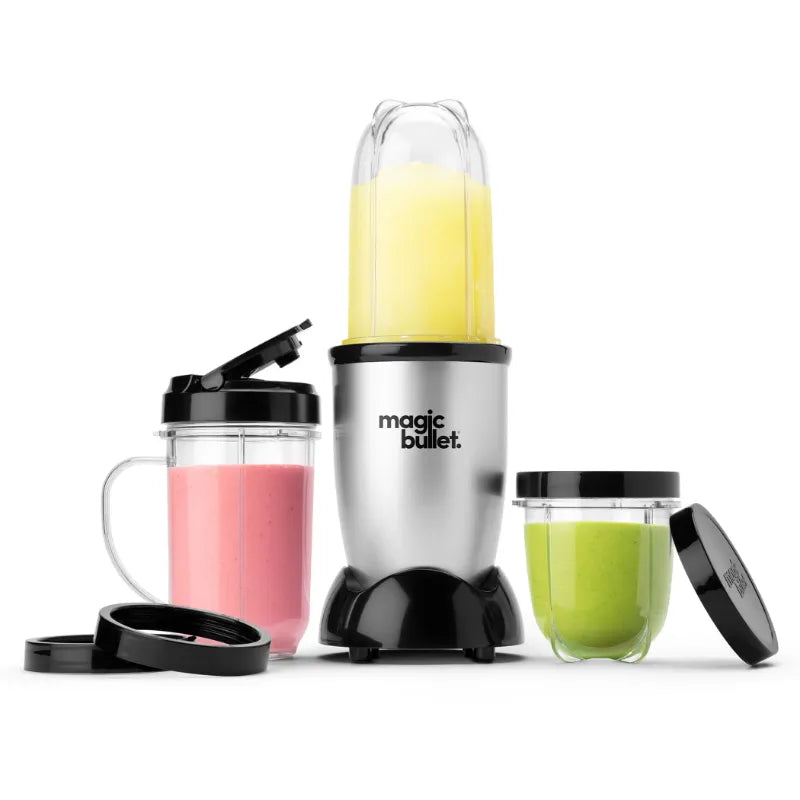 Magic Bullet® 11 Piece Personal Blender MBR-1101 – Silver / Black