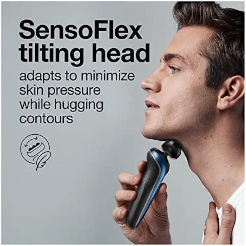 Electric Razor for Men Series 6 6020s SensoFlex Wet & Dry