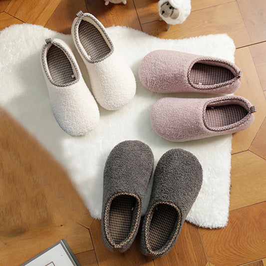 Women Slippers Anti-Slip Cotton Warm Soft Home Slippers