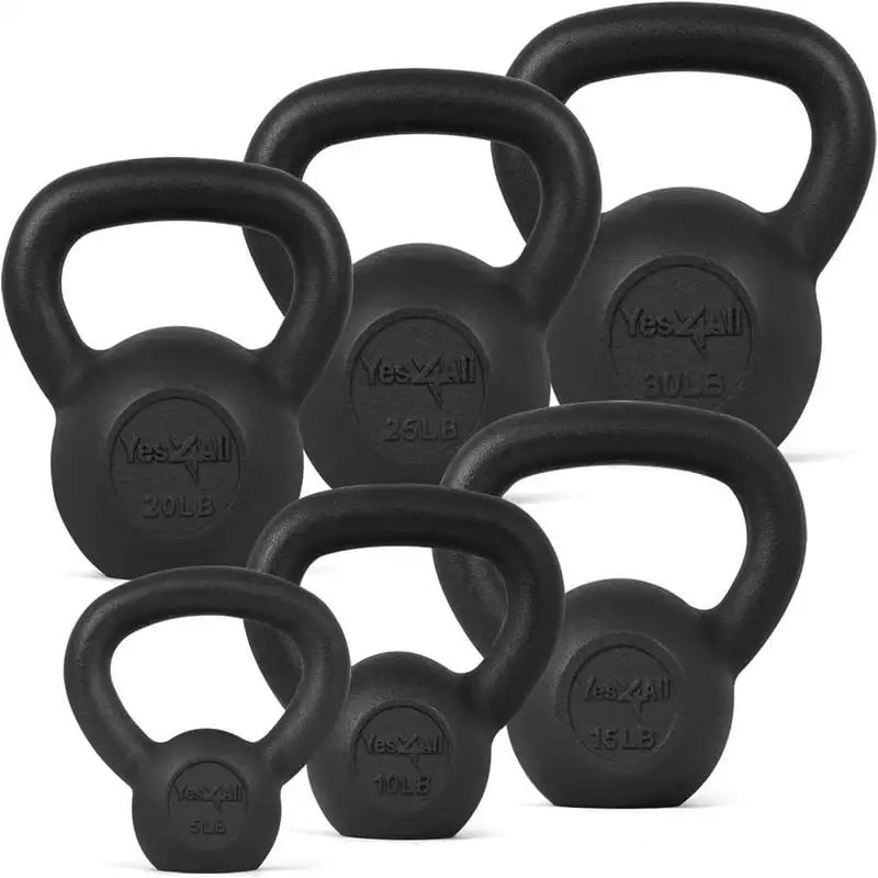 105 lb Cast Iron Kettlebell, , Combo / Set, Includes 5-30lb