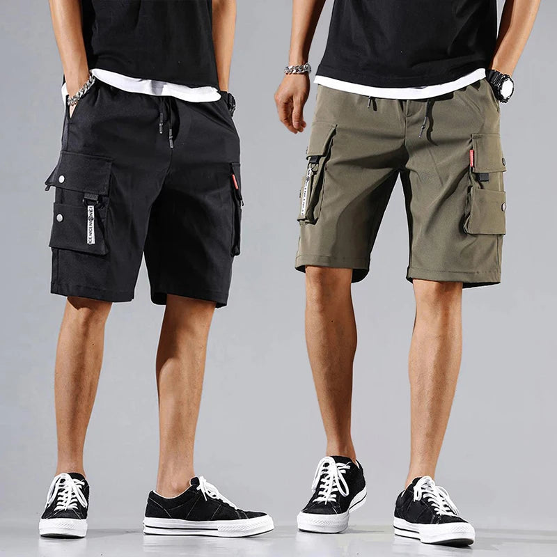 Tactical Men's Military Cargo Shorts Solid Multi Pocket