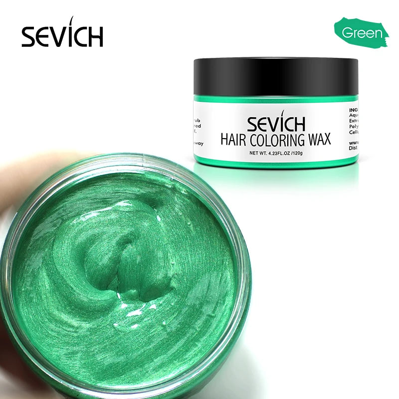 Sevich Temporary Hair Color Wax Men Diy Mud 120g