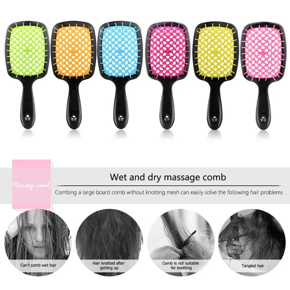 Detangling Brush Wet Curly  Hair Styling Tools