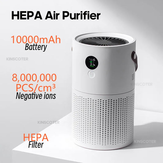 HEPA Air Purifier Wireless Portable Pm2.5 Dust Formaldehyde