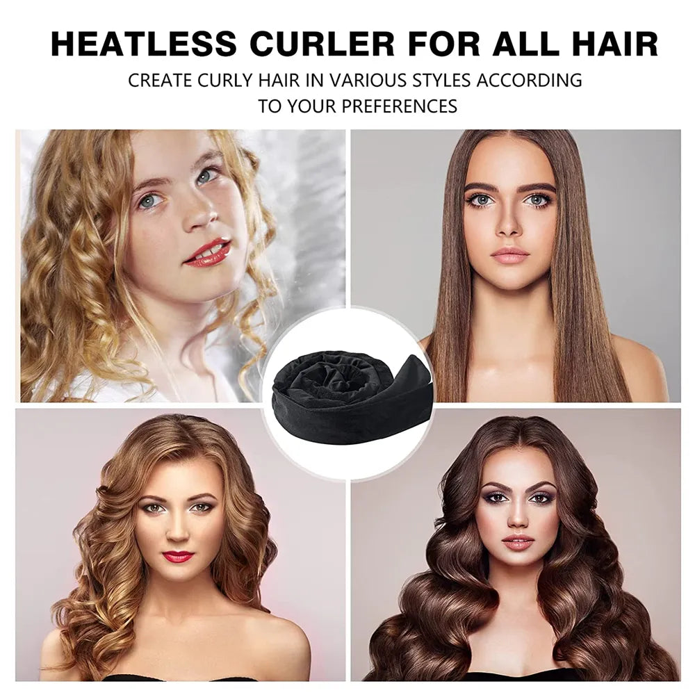 Heatless Curling Rod Headband Soft Hair Curlers