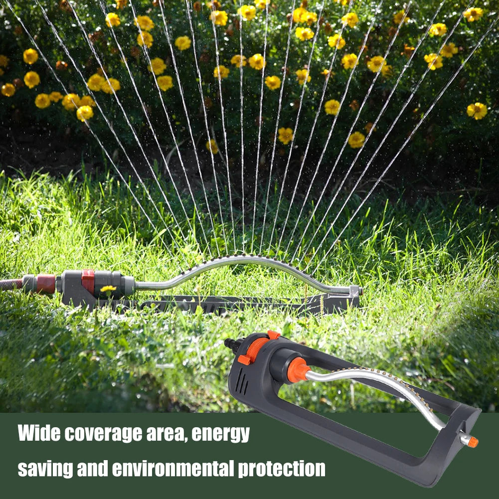 Lawn Garden Swing Sprinkler Large Area with 19 Nozzles