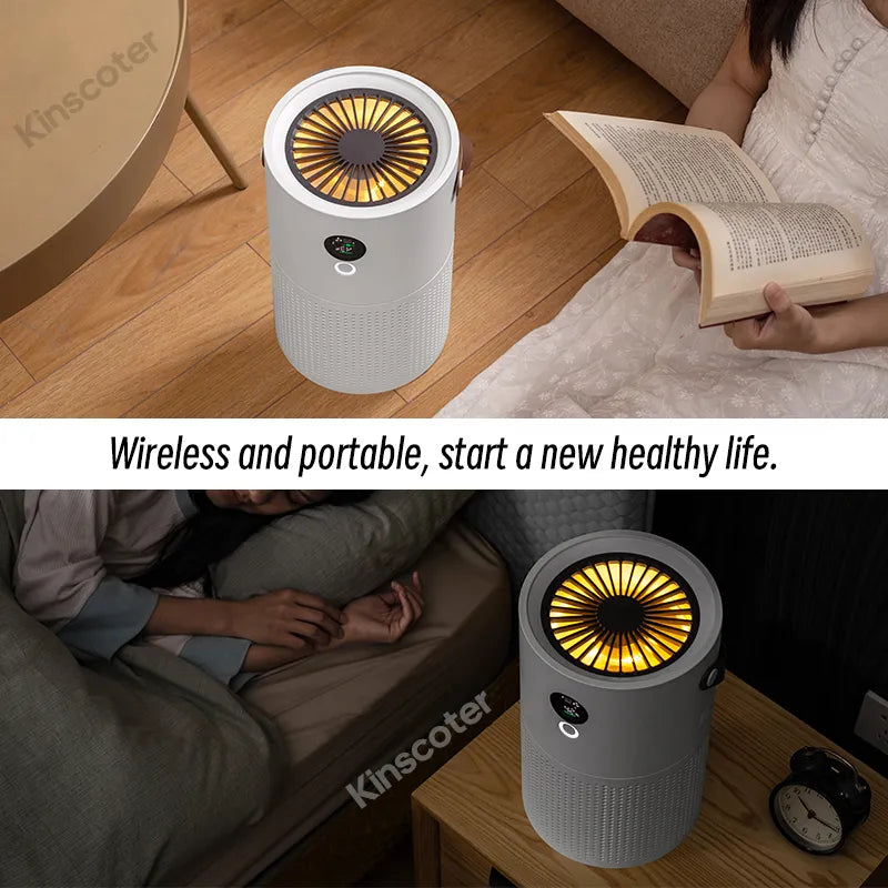 HEPA Air Purifier Wireless Portable Pm2.5 Dust Formaldehyde