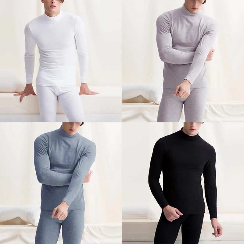 Classic Men's Thermal Underwear Set Long Johns