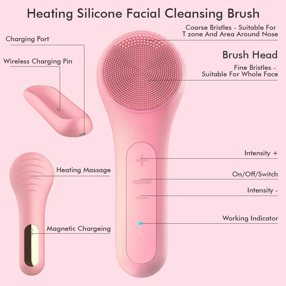 Sonic Facial  Deep Cleaning Brush Waterproof Electric