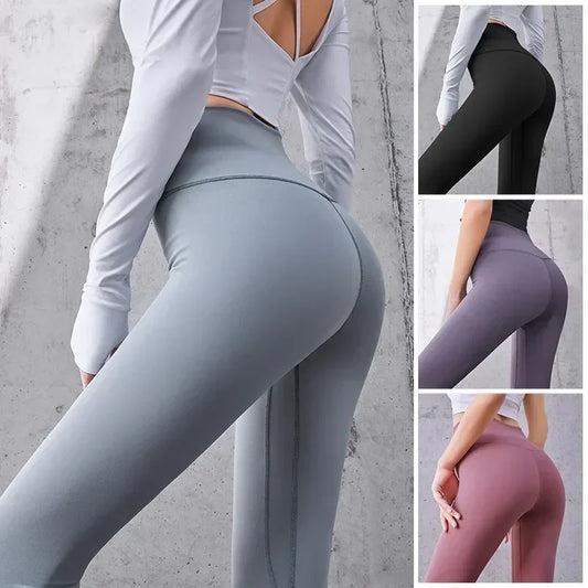 Fitness Running Yoga High Waist Slim Long Pants