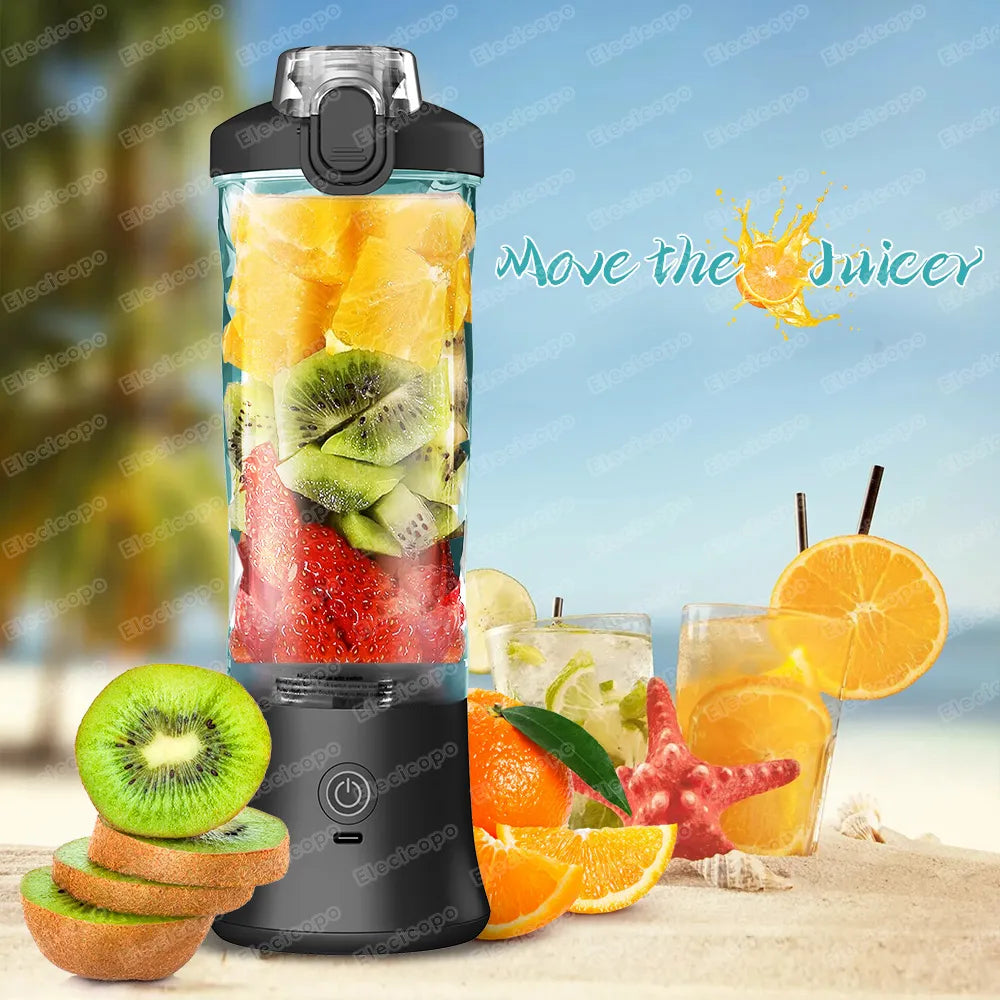 Elecicopo 240W Portable Mini shakes/smoothie blender usb rechargeable