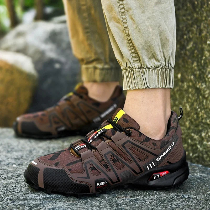 Hiking Shoes For Men Luxury Non-Slip Waterproof Outdoor Sports