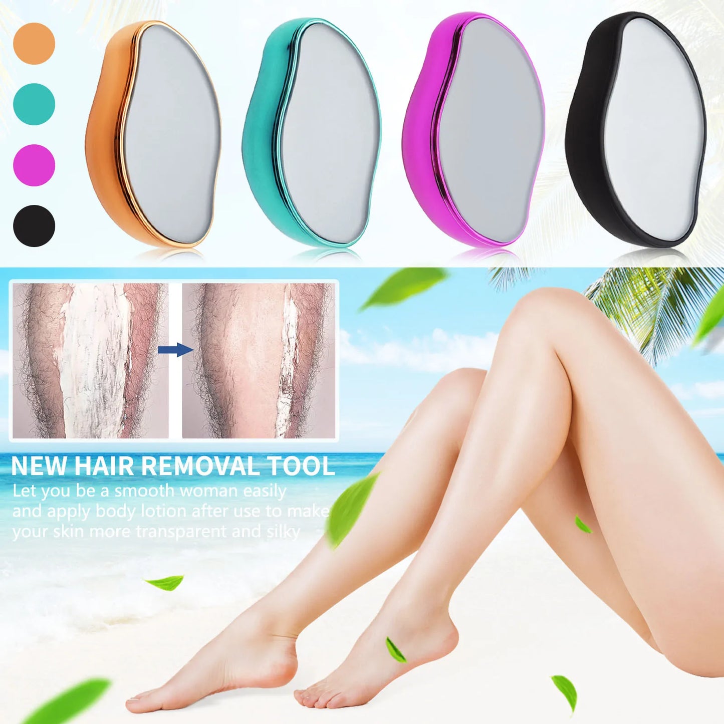 Reusable Nano Hair Removal For Smooth Skin No Shaving