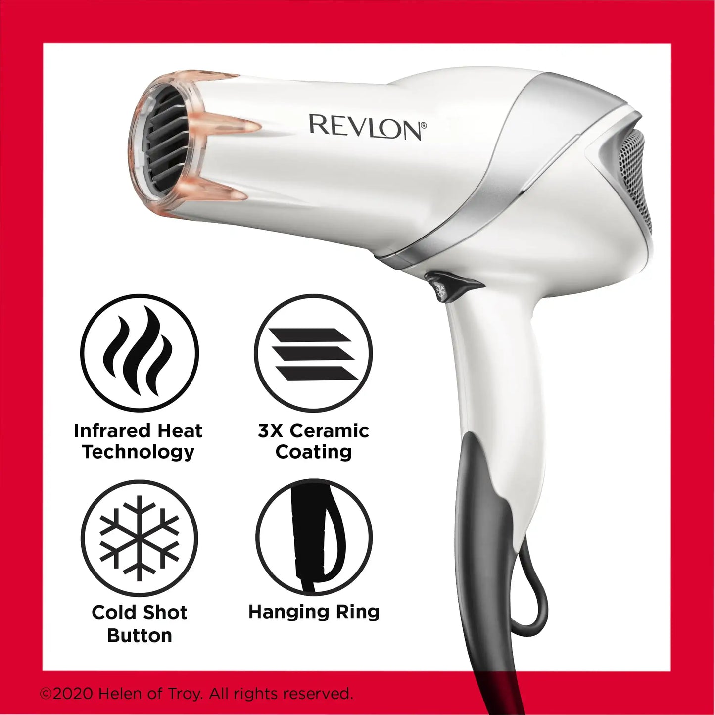 Revlon Pro Collection Infrared Hair Dryer  Concentrator Diffuser